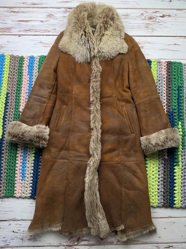 Vintage real sheepskin - vintage, coat