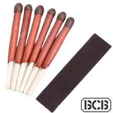 BCB Wind & Waterproof Matches With Striker ( 6 Matches Per Pack) NATO APPROVED