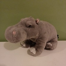HIPPO SOFT TOY WILD REPUBLIC PLUSH HIPPOPOTAMUS 12" KIDS