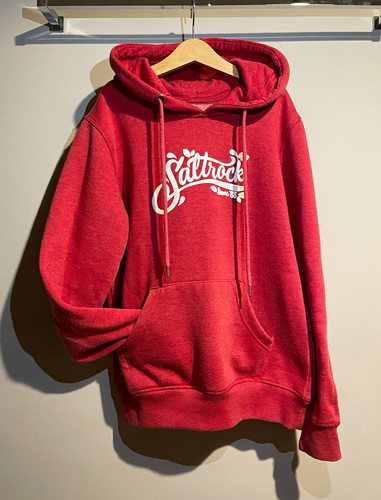 Saltrock red pullover hoodie - red,