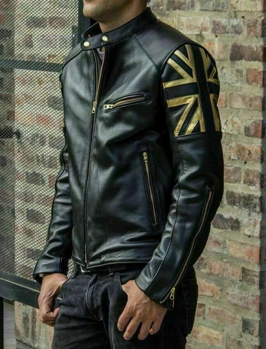 Motorcycle leather jacket for - leather,