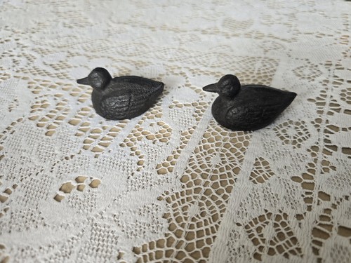 Vintage miniature pair cast - pair,