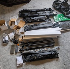 CAMNOON Studio Photography Light Kit Softbox Lighting Bulbs Tripods Clamps