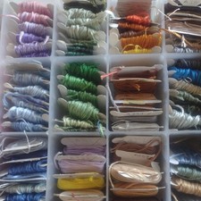 cross stitch threads bundle in