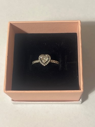 Pandora elevated heart ring - heart,
