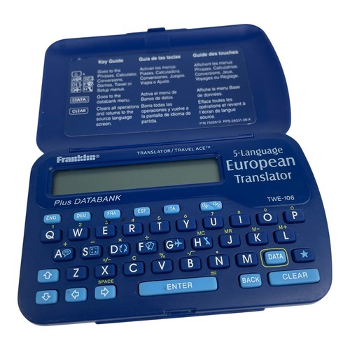 Franklin twe 106b language - twe-106b,