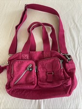 Kipling Defea Women’s Shoulder Bag Handbag Purple With  YVONNE monkey Perfect