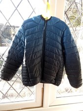 M&S Boys Blue Hooded Coat