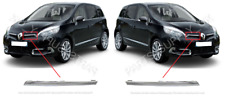 NEW FOR RENAULT SCENIC 2013-2016 FRONT BUMPER UPPER GRILLE CHROME TRIM PAIR SET