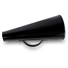 Old Fashioned Director Large Metal Megaphone Loud Hailer Movie Prop Film Prop