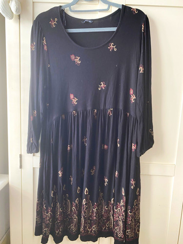 Roman black paisley jersey - roman,