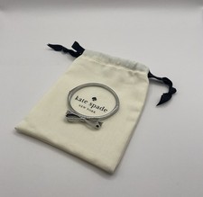 Kate Spade Silver Metal Bow