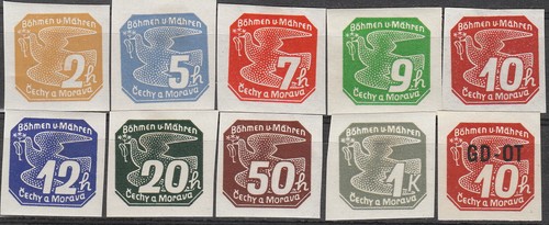 Stamp germany bohemia - stamp,
