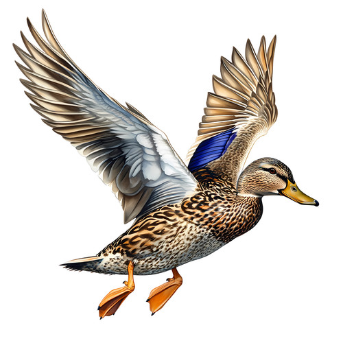 Duck mallard bird self - duck,