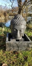Buddha head water feature cast