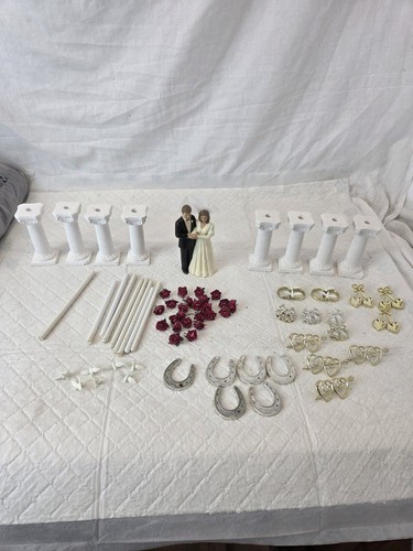 Vintage wedding cake topper - wedding,