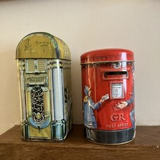 Vintage Churchill's of London Post Office/ Jukebox Coin Bank Empty