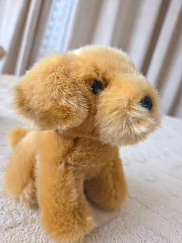 Soft toy plush fluffy dog - soft,