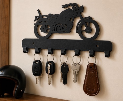 Motorcycle metal key holder - motorcycle,