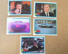 5 Knight Rider 1982 Kit Car Donruss Cards #23, 28, 35, 40 & 52 Good Condition 