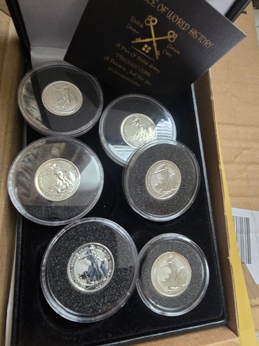Qtr silver charles iii - 6,