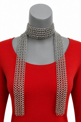Medieval chainmail scarf - medieval,