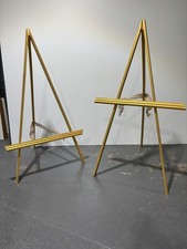 2 x Easel Stands  for Wedding Sign, Adjustable Wooden Canvas Stand
