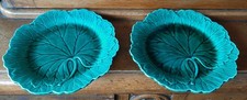 2 Vintage Wedgwood Green