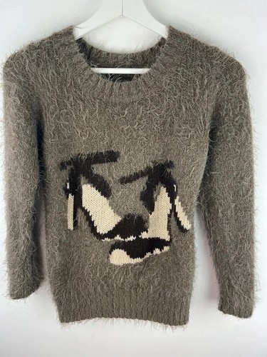 Gioes grey fluffy shoes jumper - grey,