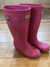 Hunter Kids Pink Original Wellies (SIZE UK 13 KIDS)