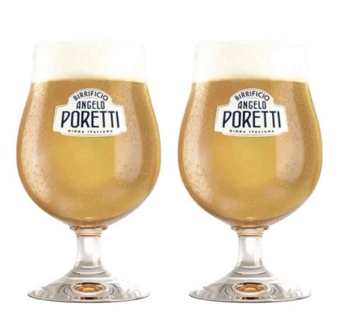 Poretti half pint glasses - poretti,