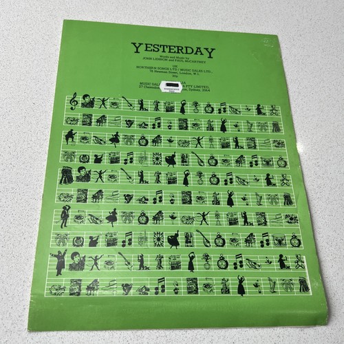Beatles sheet music single - beatles,