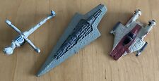 Star Wars Micro Machines Galoob Vehicle Set IX Super Star Destroyer, B-Wing Star
