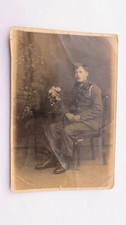 Postcard Size Photo WW1 Soldier, Royal Artillery.