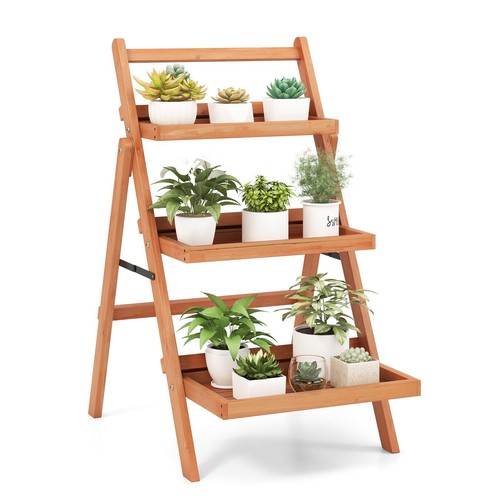 Folding tier plant - 3-tier,