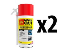 The Big Cheese Mouse Repellent Barrier Foam 400ml Mice Rats Rodent Control 2PK