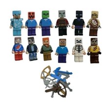 12pc Minecraft Minifigures Set