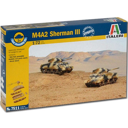 Italeri m4a2 sherman - italeri,
