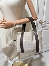 BVLGARI Logomania Canvas Tote