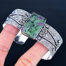 Ruby Zosite Ethnic Handmade Adjustable Bracelet/Bangle Jewelry