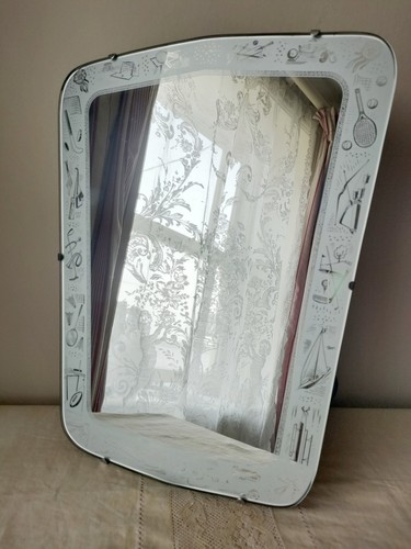 Vintage asymmetrical etched - asymmetrical,