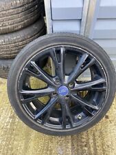 X1 17” Ford Fiesta Ecoboost Black Alloy Wheel With Tyre S St Line Mk 7.5 7 L4