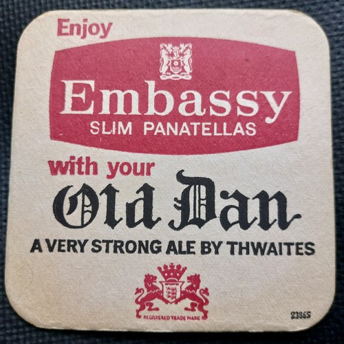Thwaites tandem beer mat - tandem,