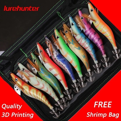 10pc luminous squid jig hook - 10pc,