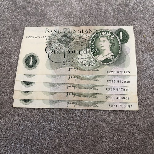Bank england pound note - of, 1