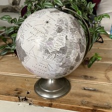 STYLISH SILVER WORLD GLOBE