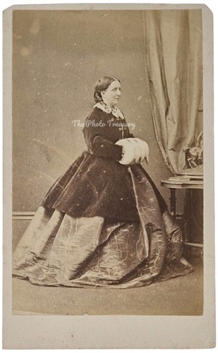 Cdv lady moire - cdv,