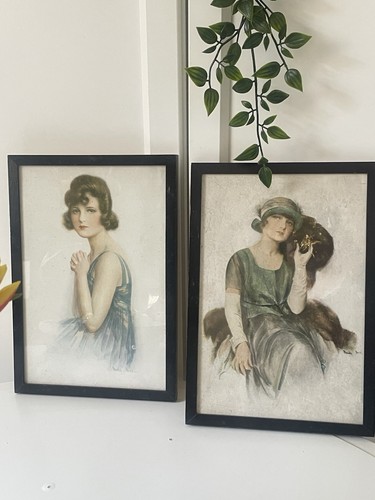 Vintage pair art deco - pair,