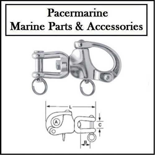 Snap shackle swivel - shackle, fork