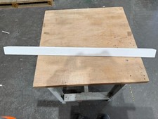 GRP Anti Slip Stair Nosing  Heavy Duty Fine Grit White, 55x55 x 1100mm